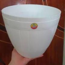 Chậu Nhựa Trồng Hoa Cây Cảnh Việt Nhật Tròn No.2226-2227-2228 Đường Kính Miệng 20- 23- 27,5cm -Chậu trồng hoa nhựa