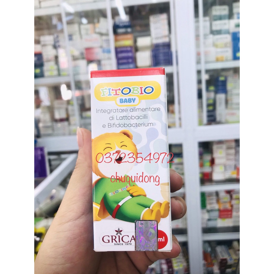 Fitobio Baby: Hỗ Trợ Sức Khỏe Hệ Vi Sinh Đường Ruột. 15ml