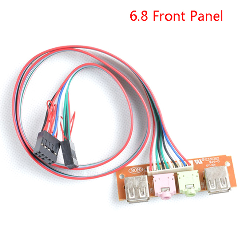 Cáp ChuyểN ĐổI Âm Thanh USB 2 CổNg 6.8cm Cho PC / MáY TíNh