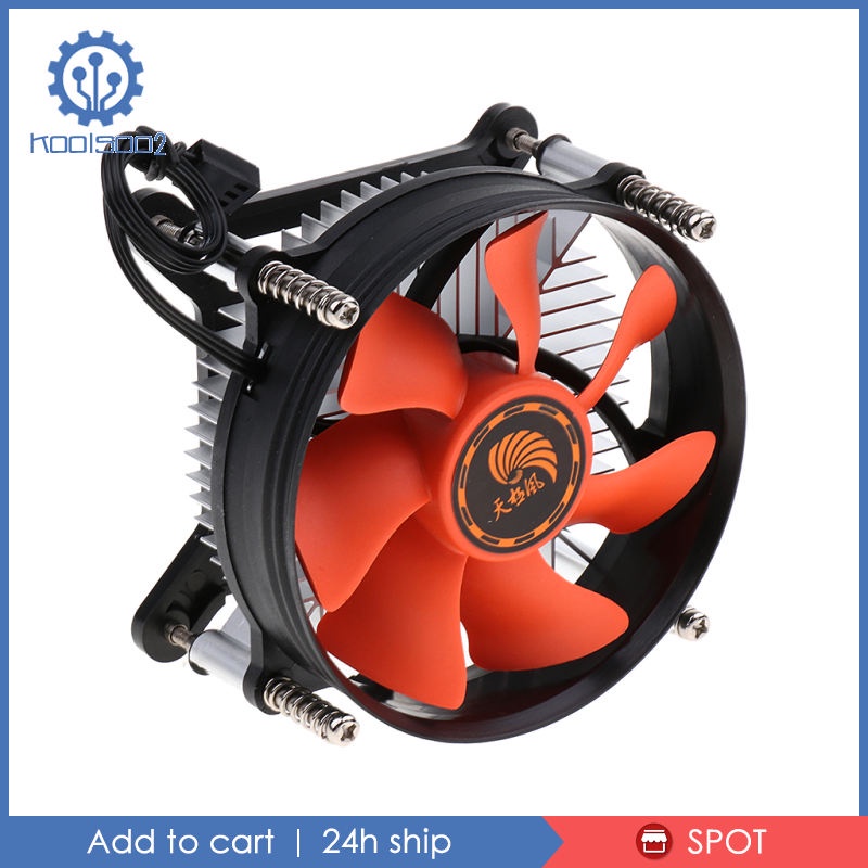 1 Gói 2 Quạt Tản Nhiệt Làm Mát CPU Cho Intel Socket 1150