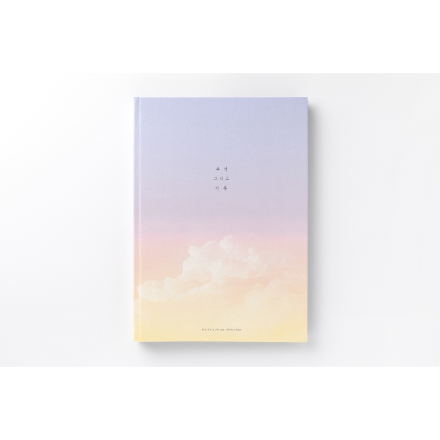 Binder Collect Book ARTBOX Hàn Quốc Đựng Ảnh Kỉ Niệm Bìa Bầu Trời Gradient 20 Trang