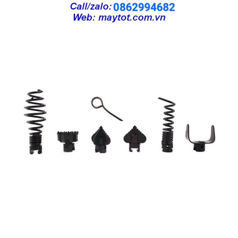 Dây Thông Cống lò xo  dùng cho máy khoan dây phi 16 gồm lọai :3 mét ,6 mét...30 mét  kèm 6 đầu thông+1đầu nối máy khoan)