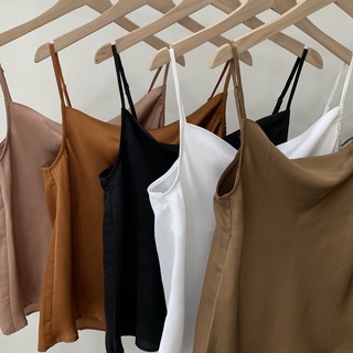  BBSTORE'S Áo Lụa Hai Dây Cổ  Đổ -TK04