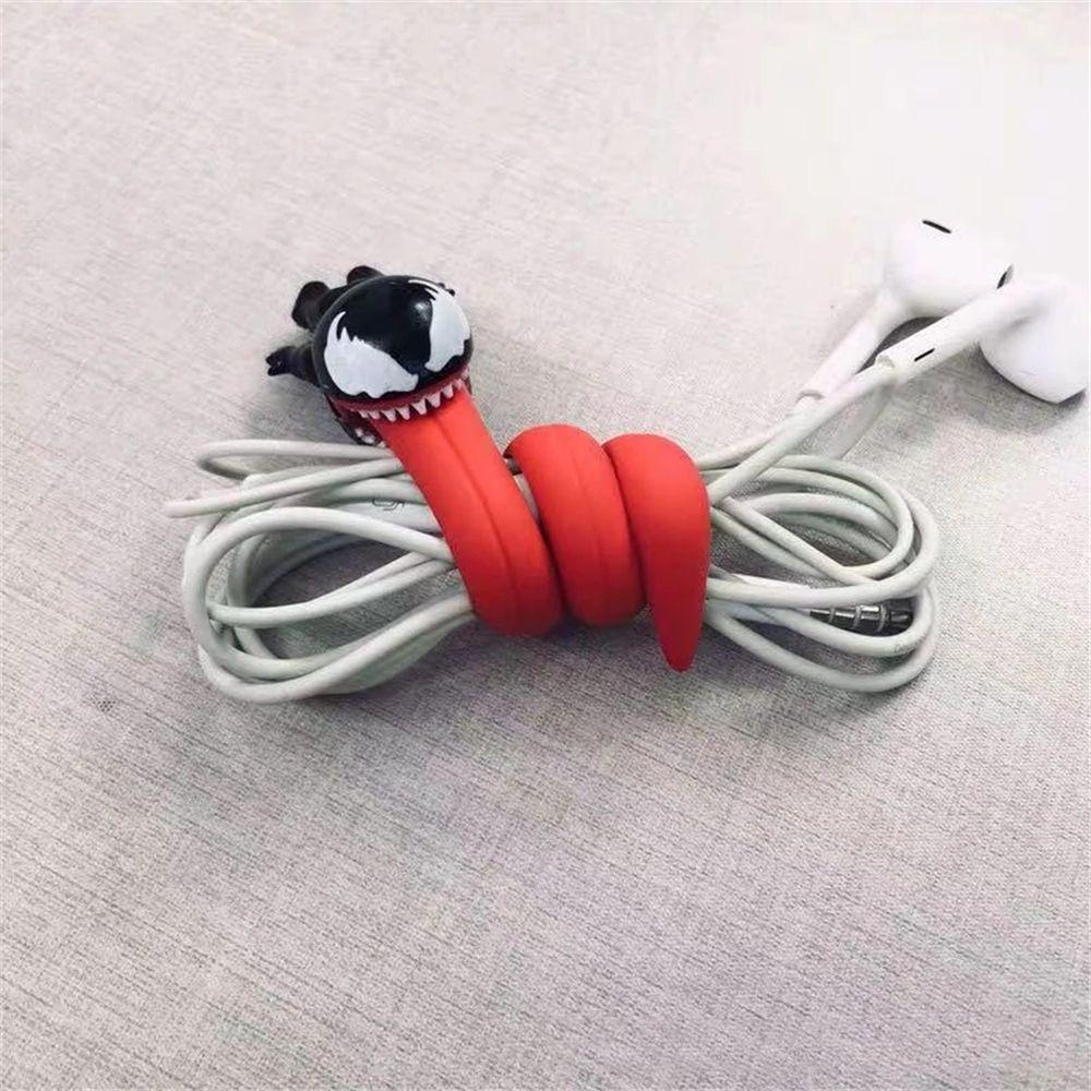 Giá Đỡ Cáp Dữ Liệu USB Đồ Chơi Mô Hình Nhân Vật Venom Bằng PVC Đặc Biệt