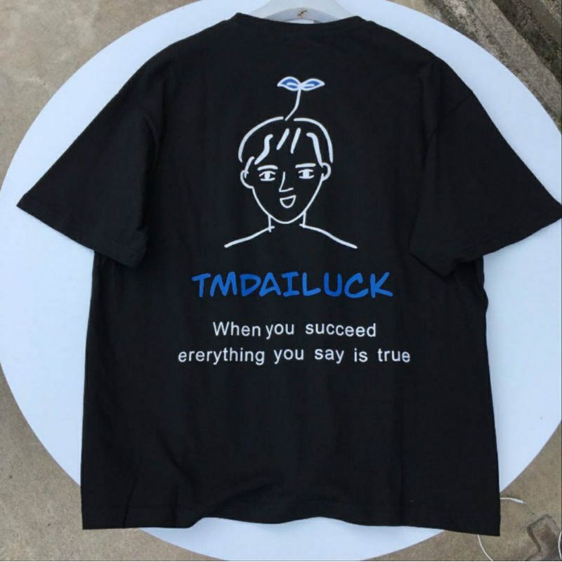 Áo Thun tay lỡ Unisex TMDAILUCK Never Mind