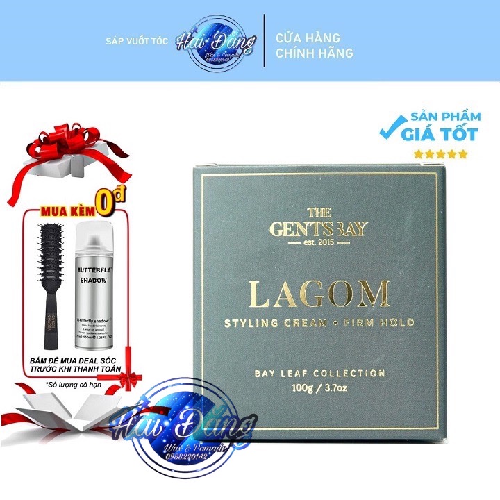 [ Chính Hãng ] Sáp vuốt tóc Lagom Styling Cream - The Gents Bay