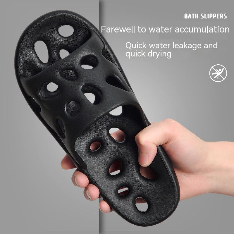 Dép Đi Trong Nhà Tắm Chống Trượt Thoáng Khí Thời Trang Cho Cặp Đôi