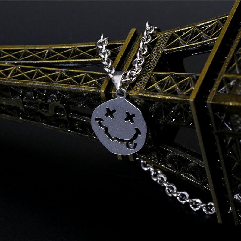 Vòng cổ Mặt Hình Mặt Cười Phong Cách Gothic Thời Trang Cho Nữ