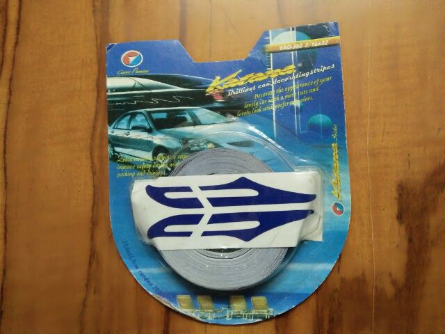 Bộ tem chỉ dán xe hơi màu xanh nhập Thái