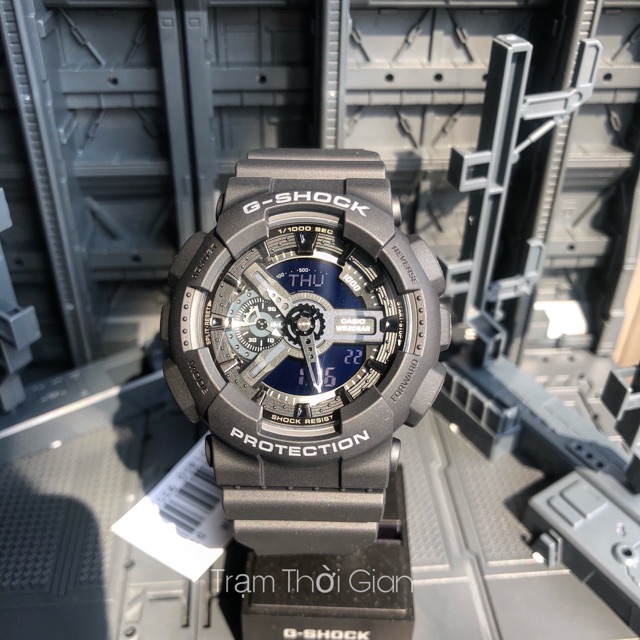 Đồng hồ nam Casio G-shock GA-110-1B - Kích thước vỏ : 55×51,2×16,9mm
