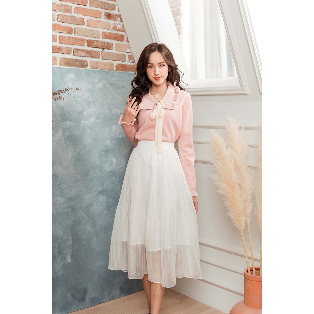 KOKA Design Chân váy xếp ly có lót CC00101 | BigBuy360 - bigbuy360.vn