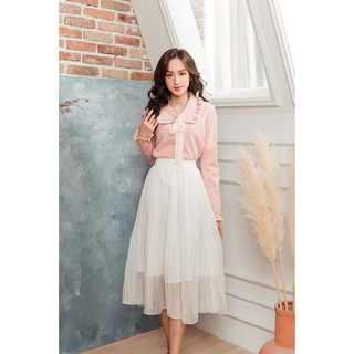 KOKA Design Chân váy xếp ly có lót CC00101