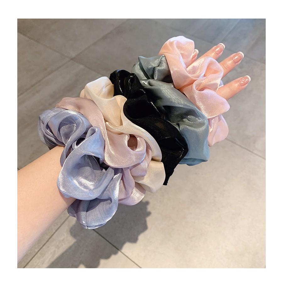 [Sẵn] Dây Buộc Cột Tóc Scrunches Màu Pastel Xinh Xắn Mainia Shop
