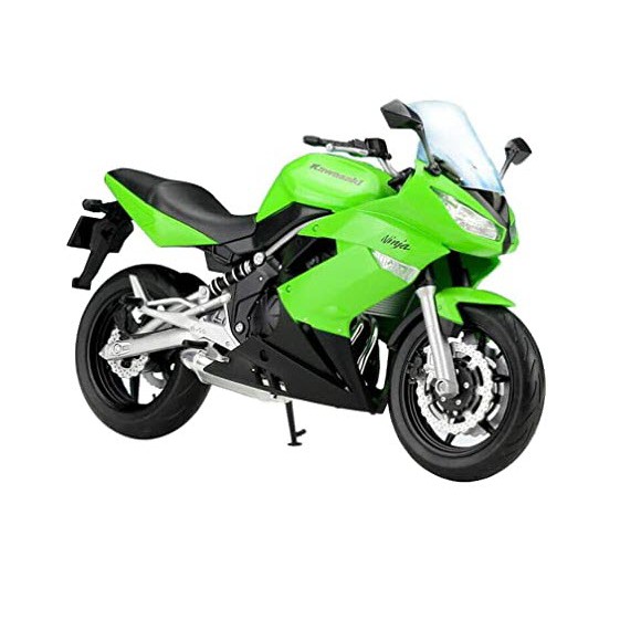 Mô hình moto Kawasaki Ninja 650R tỉ lệ 1:10 WELLY