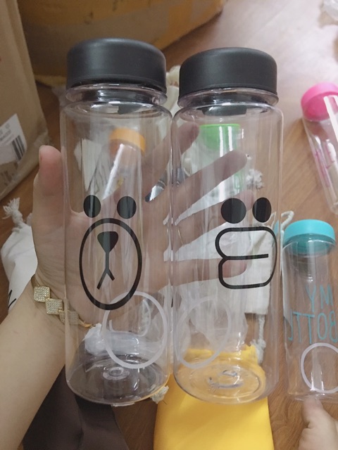 Bình nước 500ml kèm túi vải.