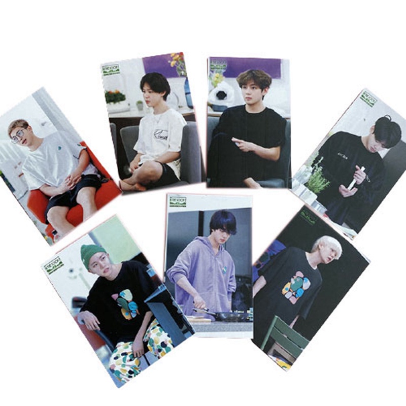 Set 7 tấm thẻ ảnh nhóm nhạc BTS IN THE SOOP 2