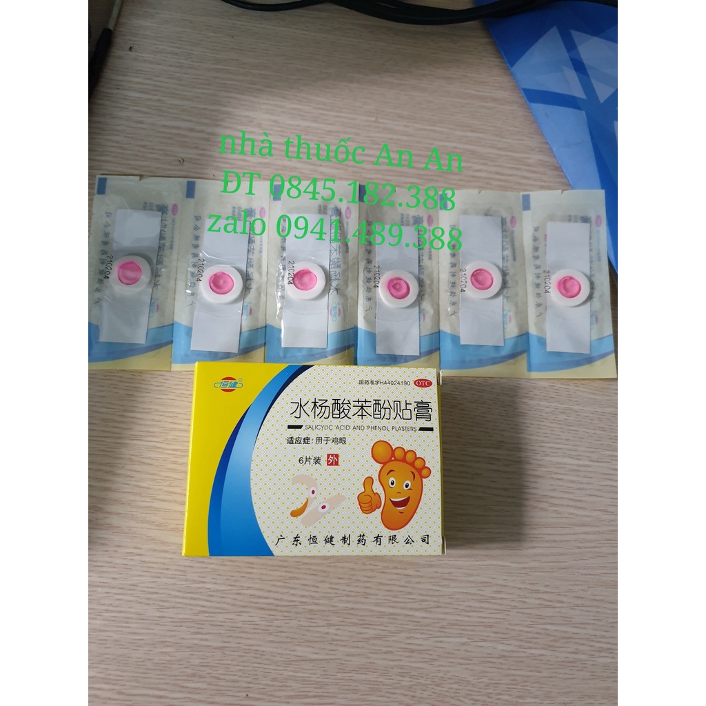 CAO DÁN MỤN CƠM , MỤN CÓC , MẮT CÁ CHÂN , CHAI CHÂN , HIỆU QUẢ CAO