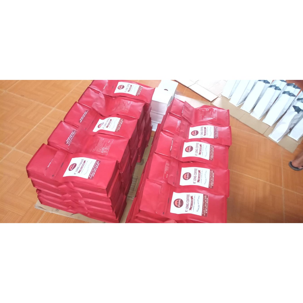 Cà phê mộc nguyên chất 100% Rubusta chất lượng cao K' Long