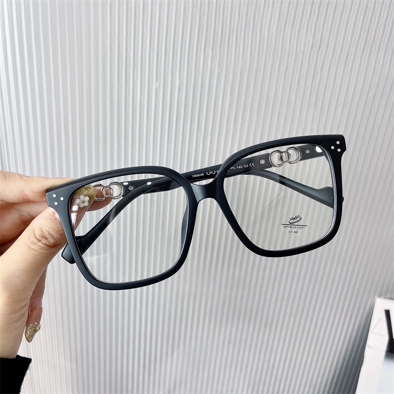 Mắt Kính Gọng Vuông Chống Ánh Sáng Xanh TR90 Thời Trang Đơn Giản