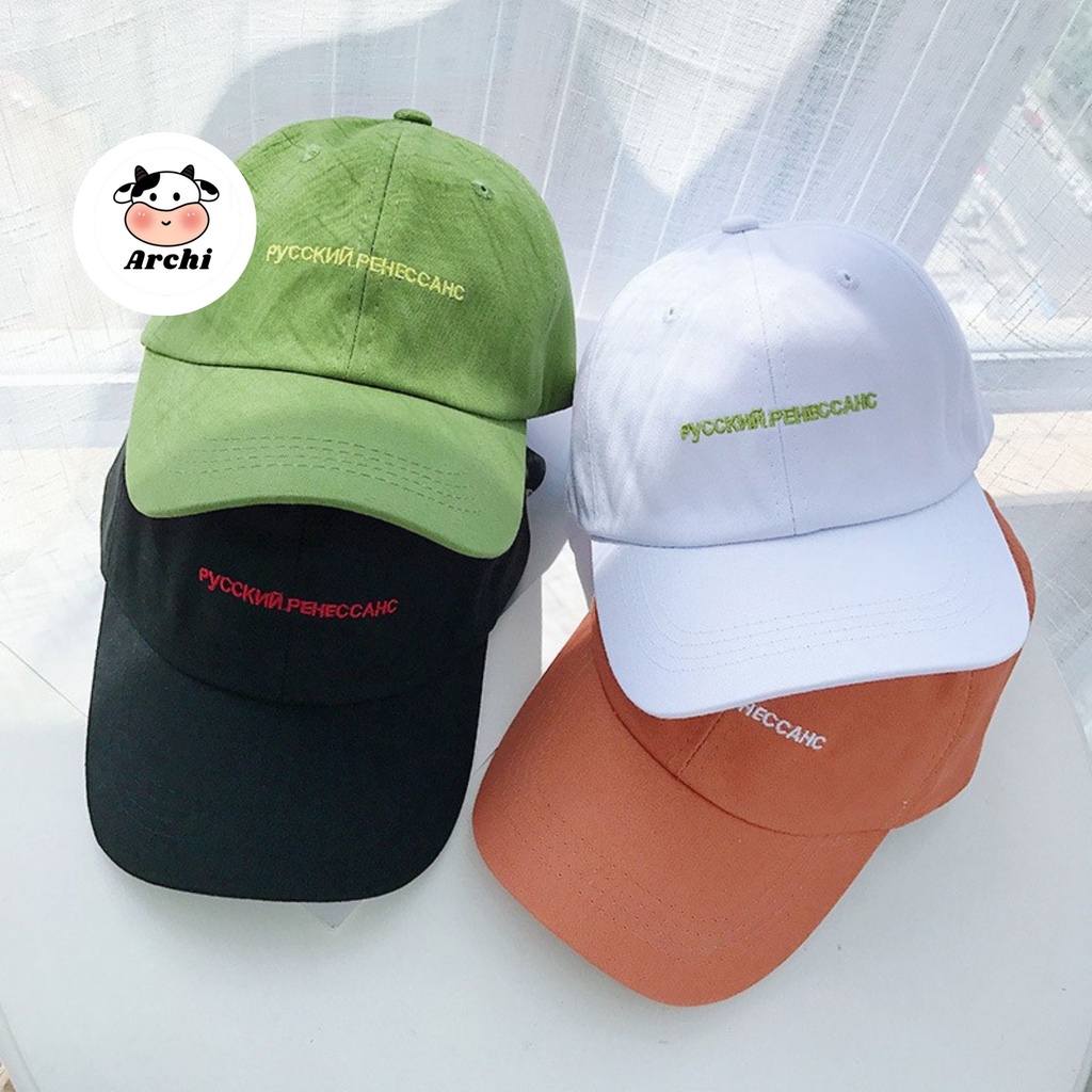 Mũ lưỡi trai - nón kết color chất liệu kaki nhung cao cấp