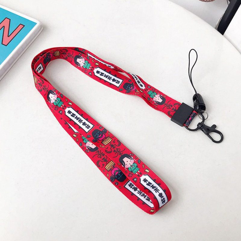 Dây Đeo Điện Thoại Họa Tiết Hoạt Hình Nhiều Màu Sắc Xinh Xắn
