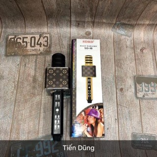 MICRO MINI CAO CẤP  SD-18 HÁT KARAOKE, NGHE NHẠC BLUETOOTH
