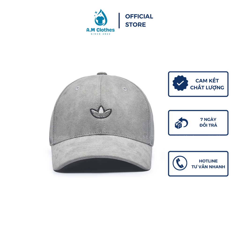 Mũ lưỡi trai nam nữ nón kết nam cao cấp thể thao thời trang Unisex da lộn trẻ trung - Shin Shop