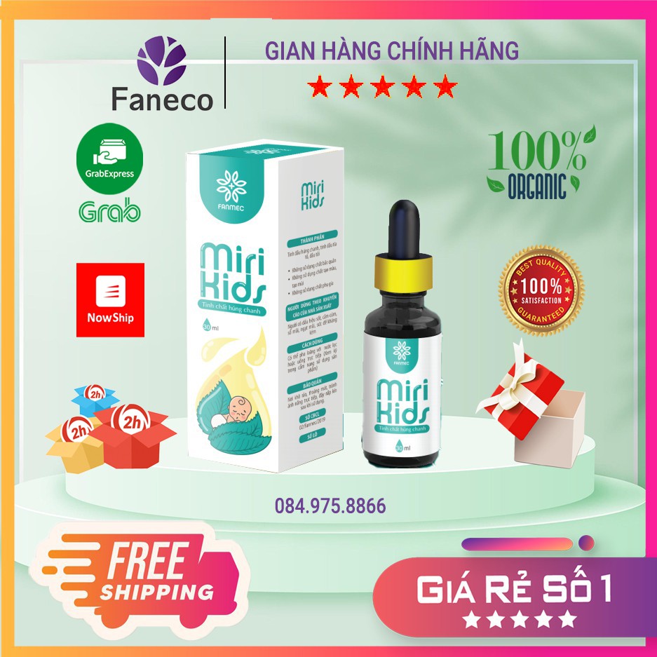 DẦU HÚNG CHANH MIRI KIDS ( hỗ trợ điều trị bệnh cảm cúm, sốt cao, viêm phế quản, ho hen, viêm họng, khản tiếng)