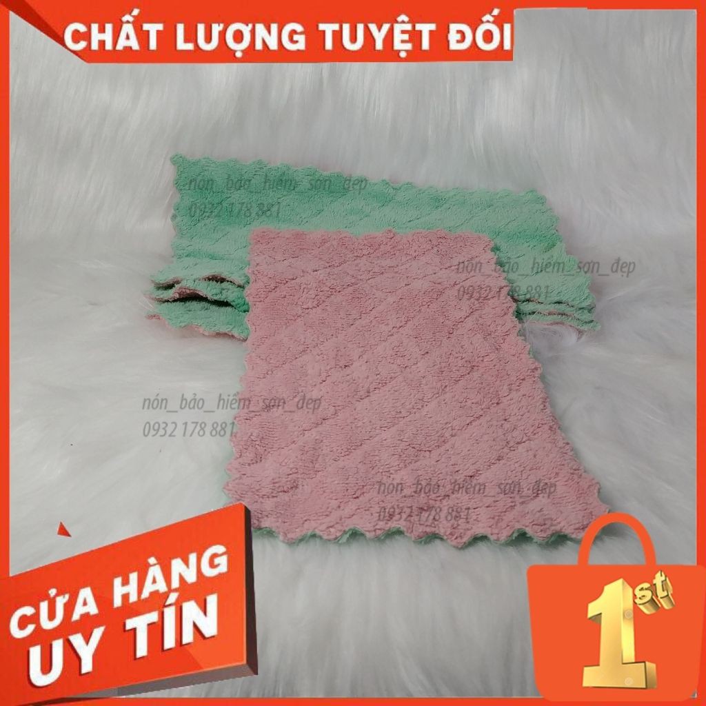 Khăn Lau Đa Năng Cao Cấp 2 Mặt_Khăn Lau Bếp_Khăn Lau Xe_Khăn Lau Nón_Khăn Giá Rẻ