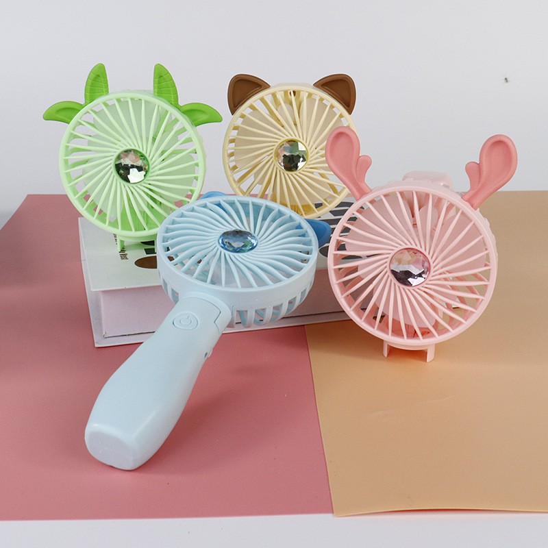 Quạt mini cầm tay animal cute