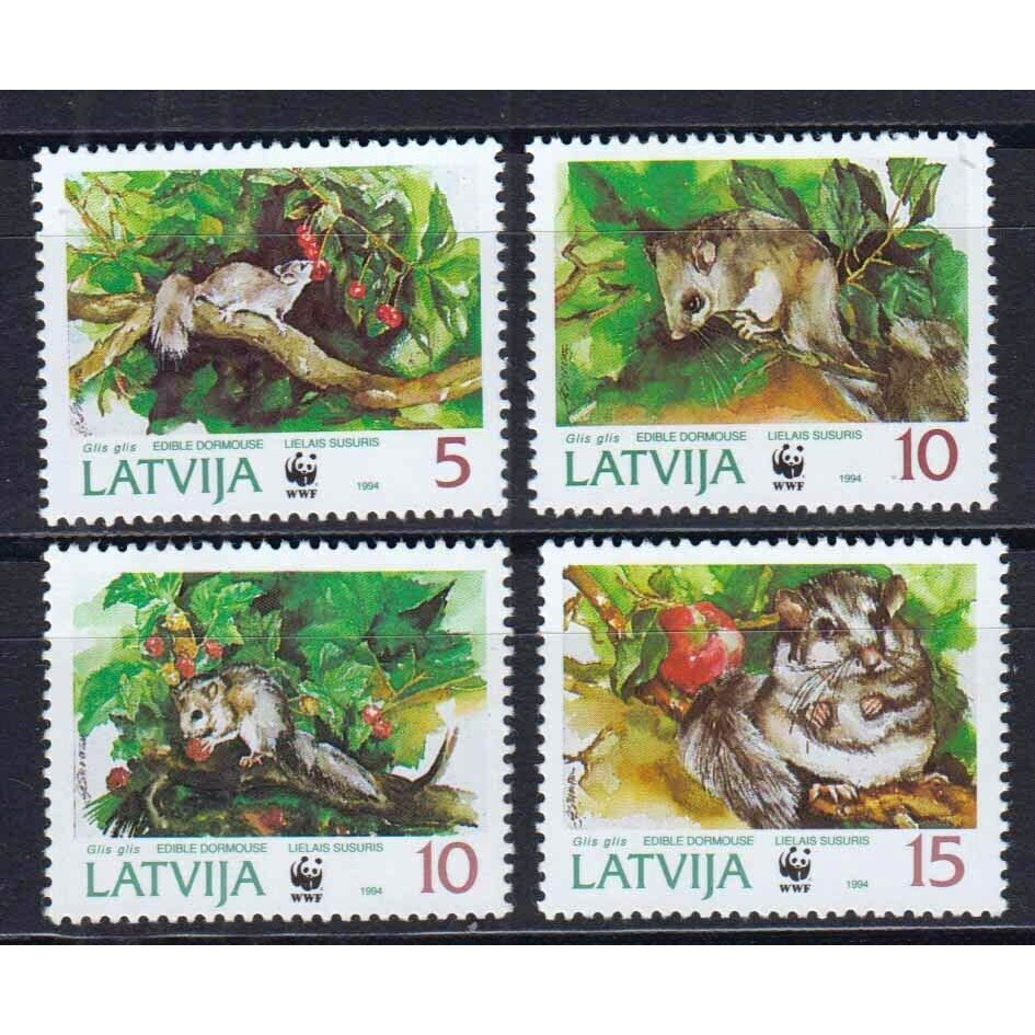 Tem sưu tập Tem Latvia Động vật 1994 ( 4 tem )