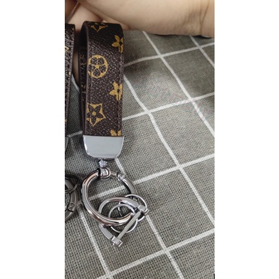 Mới Móc Khóa Dây Da Sang Trọng Cho Nam Nữ