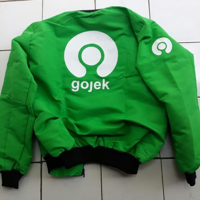 Áo Khoác BOMBER Lái Xe Chống Nước Màu Xanh Lá Cây OJEK Size M L XL XXL