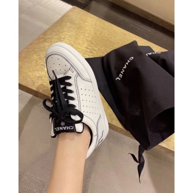 (ẢNH THẬT) Giày Thể Thao Buộc Dây Da Lỗ Mềm Êm Fullbox Bill Túi Cao Cấp