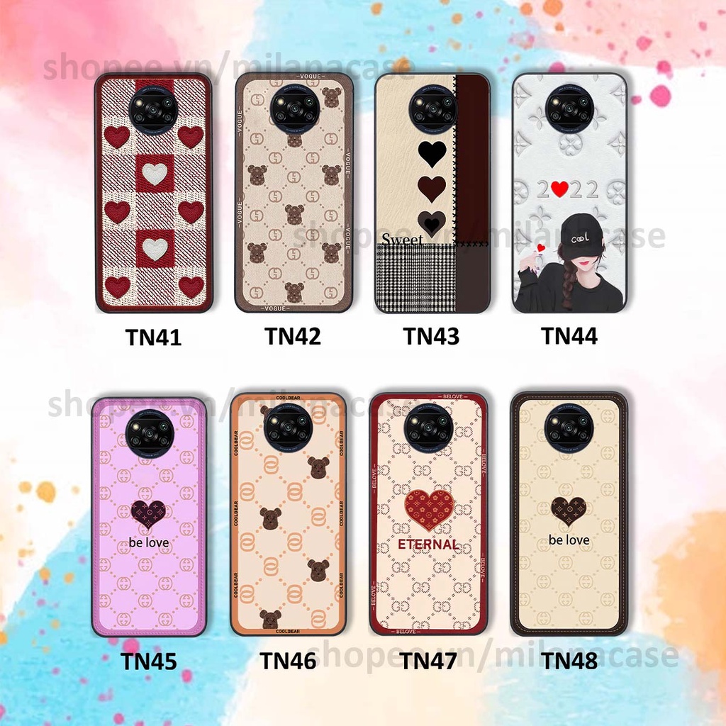 Ốp Xiaomi Poco X3 / Poco X3 Pro hình trái tim be love tình yêu siêu đẹp, cá tính, thời trang