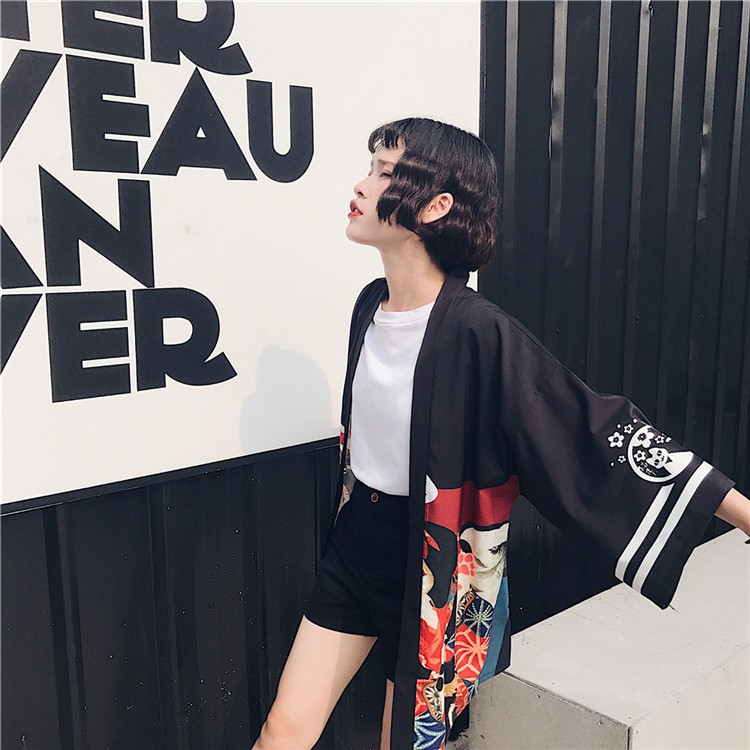 ÁO SƠ MI NỮ ULZZANG (KIMONO)