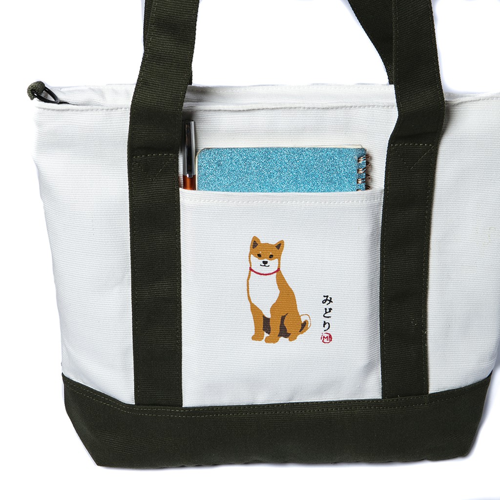 Túi Đeo Chéo và tote 2 in 1 vải canvas thời trang cao cấp Midori rẻ đẹp Shop chọn mẫu ngẫu nhiên theo chủ đề Mi Midori