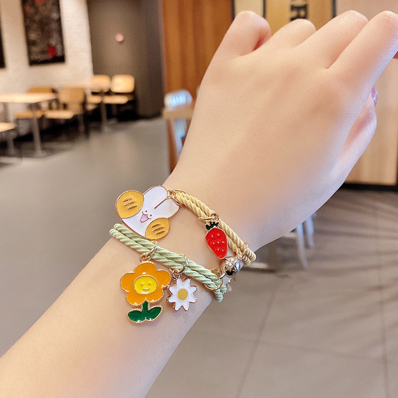 Set 2 Vòng Tay Cặp Đôi Hít Nam Châm