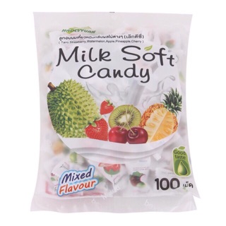 KẸO DẺO HOA QUẢ TỔNG HỢP MILKSSOFT THÁI LAN 320G