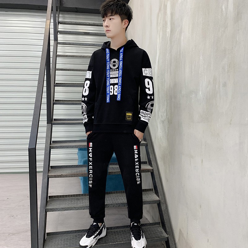 Bộ Đồ Nỉ Nam Áo Hoodies 98 Kết Hợp Quần Jogger Trẻ Trung SET NAM 9000076 | BigBuy360 - bigbuy360.vn