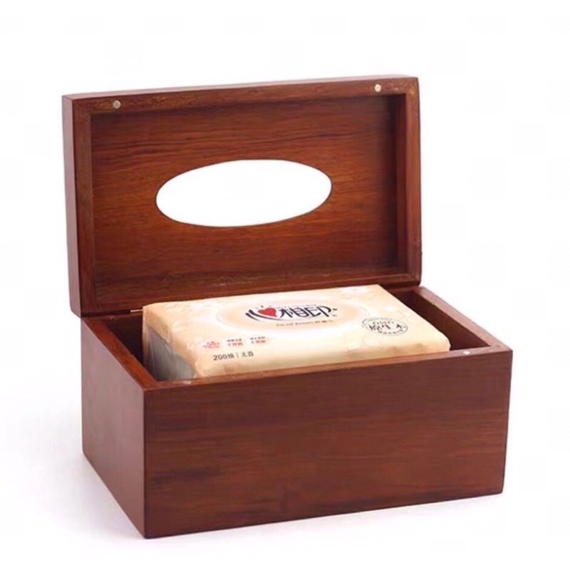 Hộp giấy ăn hộp khăn giấy Mộc Thiên gỗ Hương cao cấp