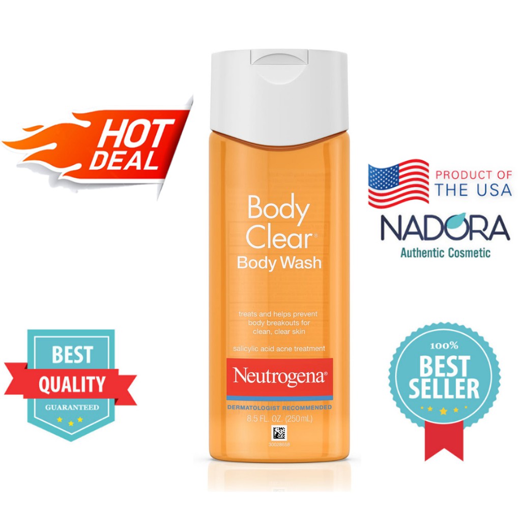 Sữa Tắm Làm Sạch Mụn Cơ Thể - Neutrogena Body Clear Wash | BigBuy360 - bigbuy360.vn