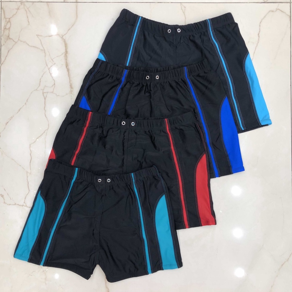 Quần tắm biển, Quần bơi nam Speedo lưng thun ngắn, thun co dãn 4 chiều thoải mái