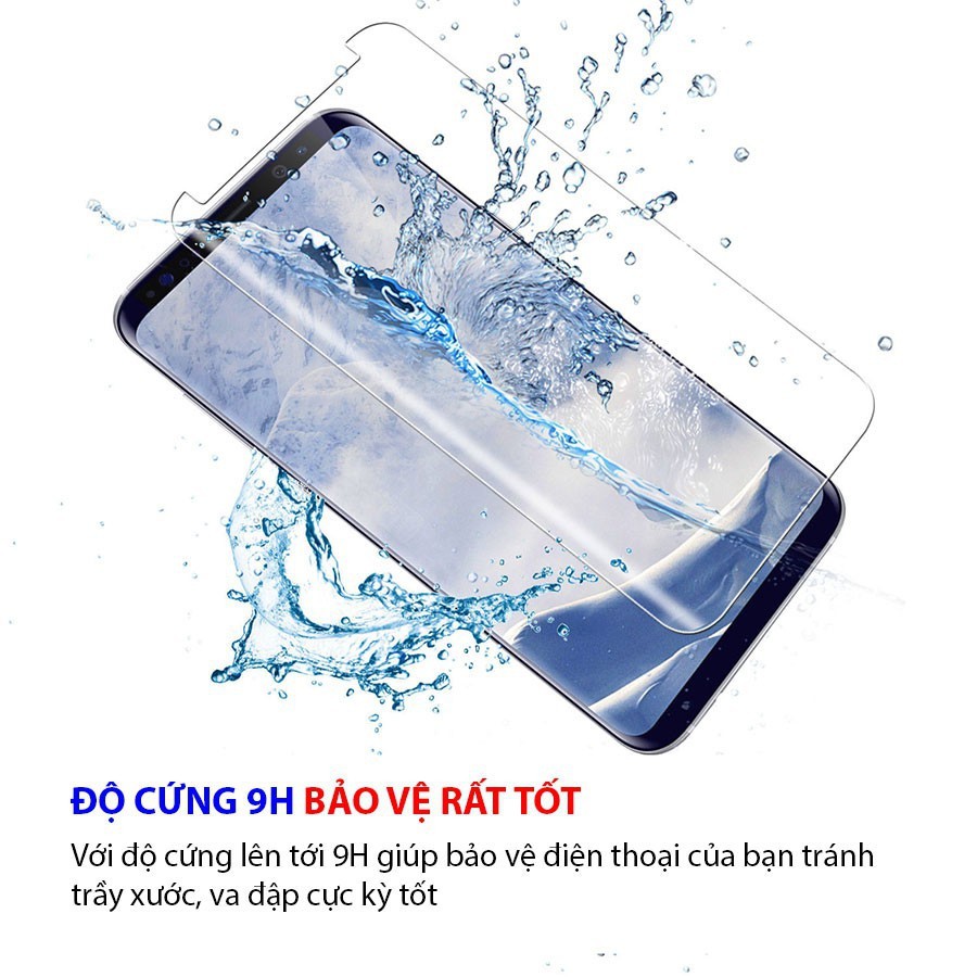 [SAMSUNG] [TAI THỎ] [HỌP ĐEN] Kính Cường Lực Full Keo UV Dành Cho S7 Edge/S8/S8 Plus/S9 /S9 Plus/S10/S10 Plus/Note 8