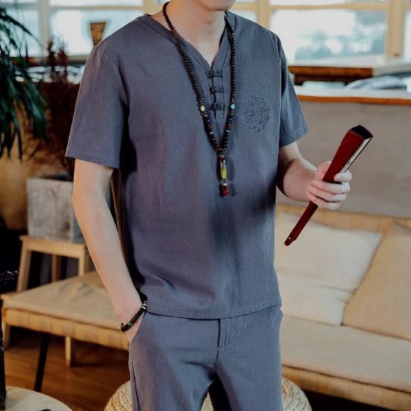 (BÁN VÌ ĐAM MÊ)  bộ đũi Nam hè  , hàng nhập  chuẩn từng đường kim mũi chỉ , chất Đũi cực mát , mặc nhẹ như không ! | BigBuy360 - bigbuy360.vn