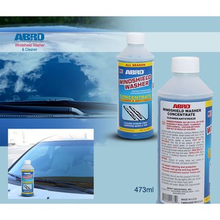 Dung dịch pha rửa kính đậm đặc 1:8 đến 1:10 ABRO WINDSHIELD 473ml