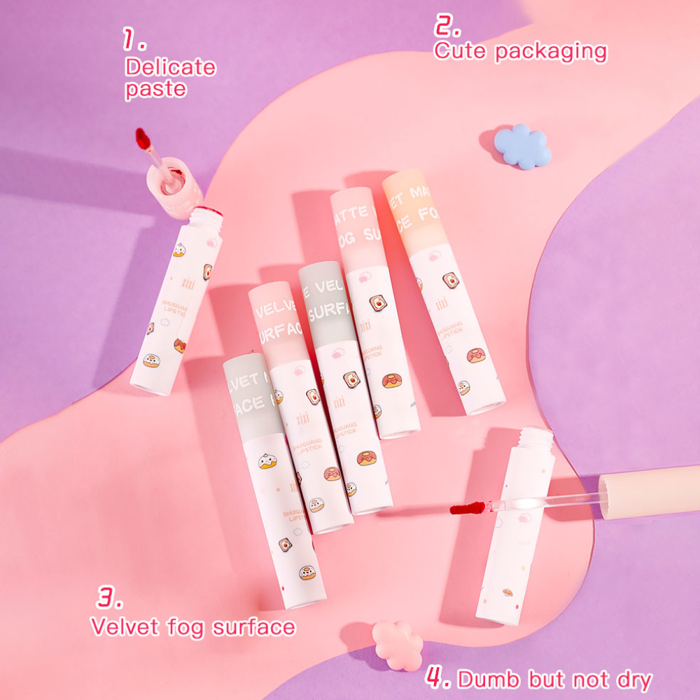 XIXI (Hàng Mới Về) Son Kem Màu Nhung Lì Lâu Trôi Không Dễ Phai | BigBuy360 - bigbuy360.vn