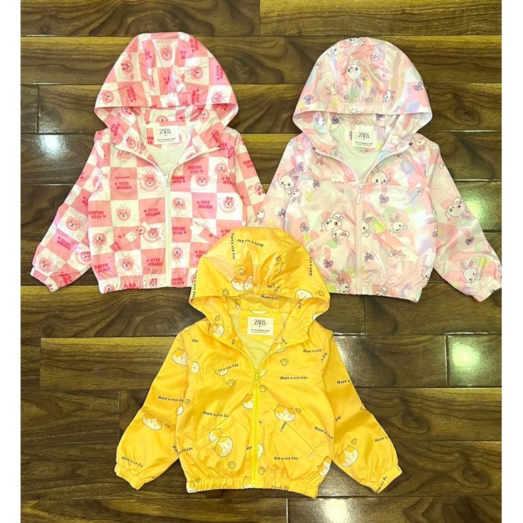 Áo gió Zara mẫu mới cho bé gái