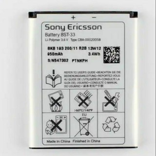 Pin điện thoại Sony BST 33 xịn có bảo hành