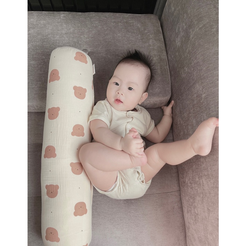 Gối ôm xô muslin dành cho bé MNB Baby
